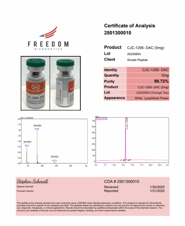 CJC-1295 w/ DAC 5MG - Image 4