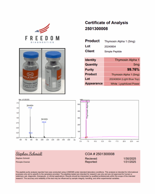 Thymosin Alpha 1  5MG - Image 12